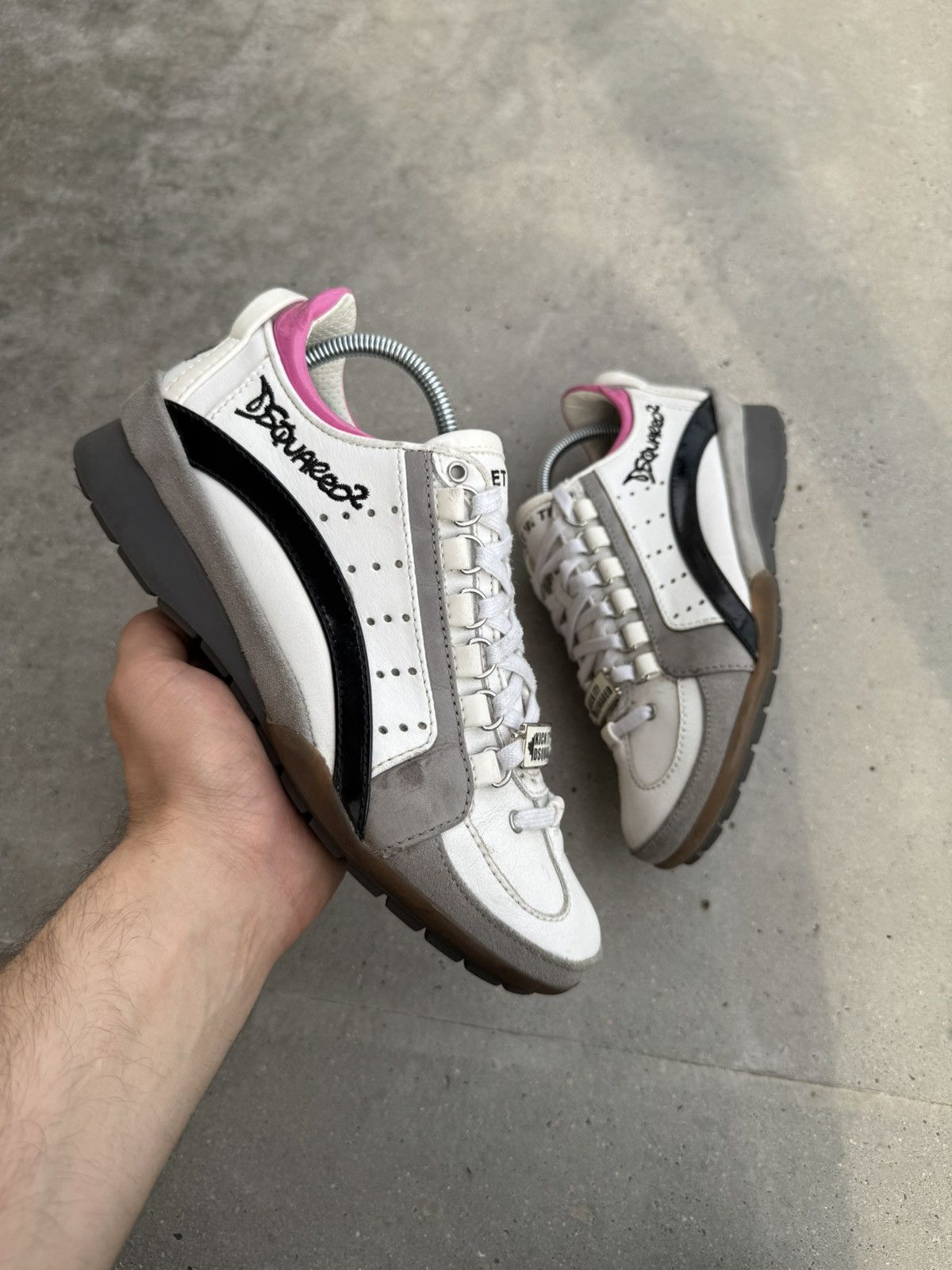 Designer × Dsquared2 DSQUARED2 sneakers hype GET IN THE FAST LANE Size US 8.5 / IT 38.5 - 3 Thumbnail