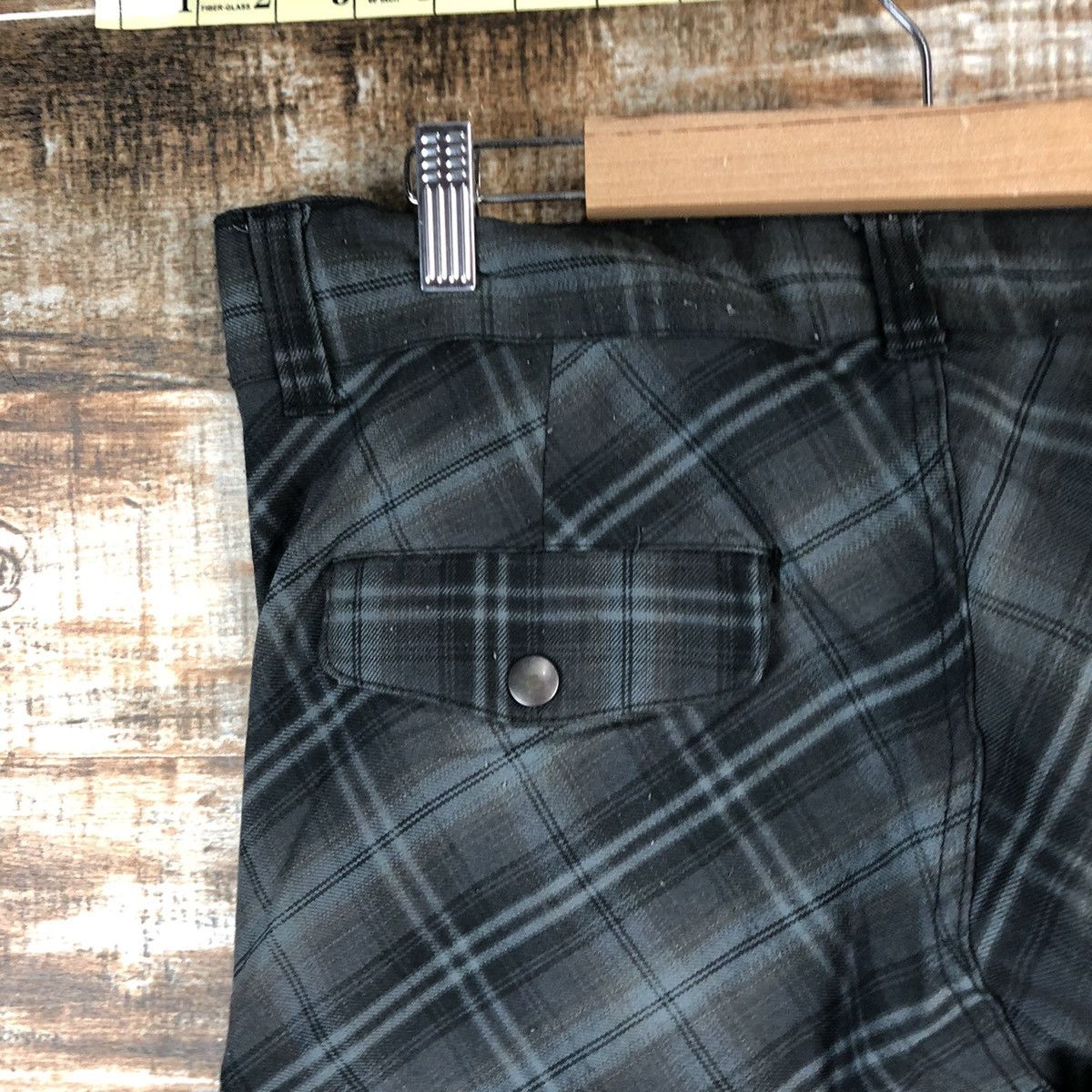 Japanese Brand Japan utility checkered punk Cargo Multipocket Pants #A2543 Size US 34 / EU 50 - 16 Thumbnail