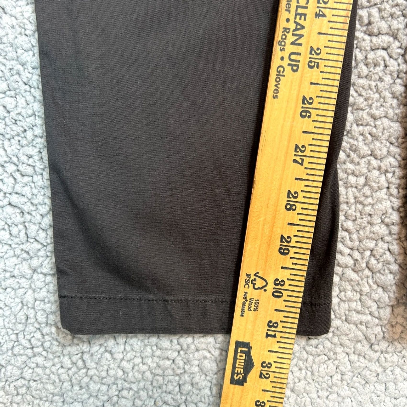 Vintage Birddogs Chino Pants Mens 32x32 Dark Gray Slim Straight Flat Front Outdoor Casual Jeans? Size US 32 / EU 48 - 4 Thumbnail
