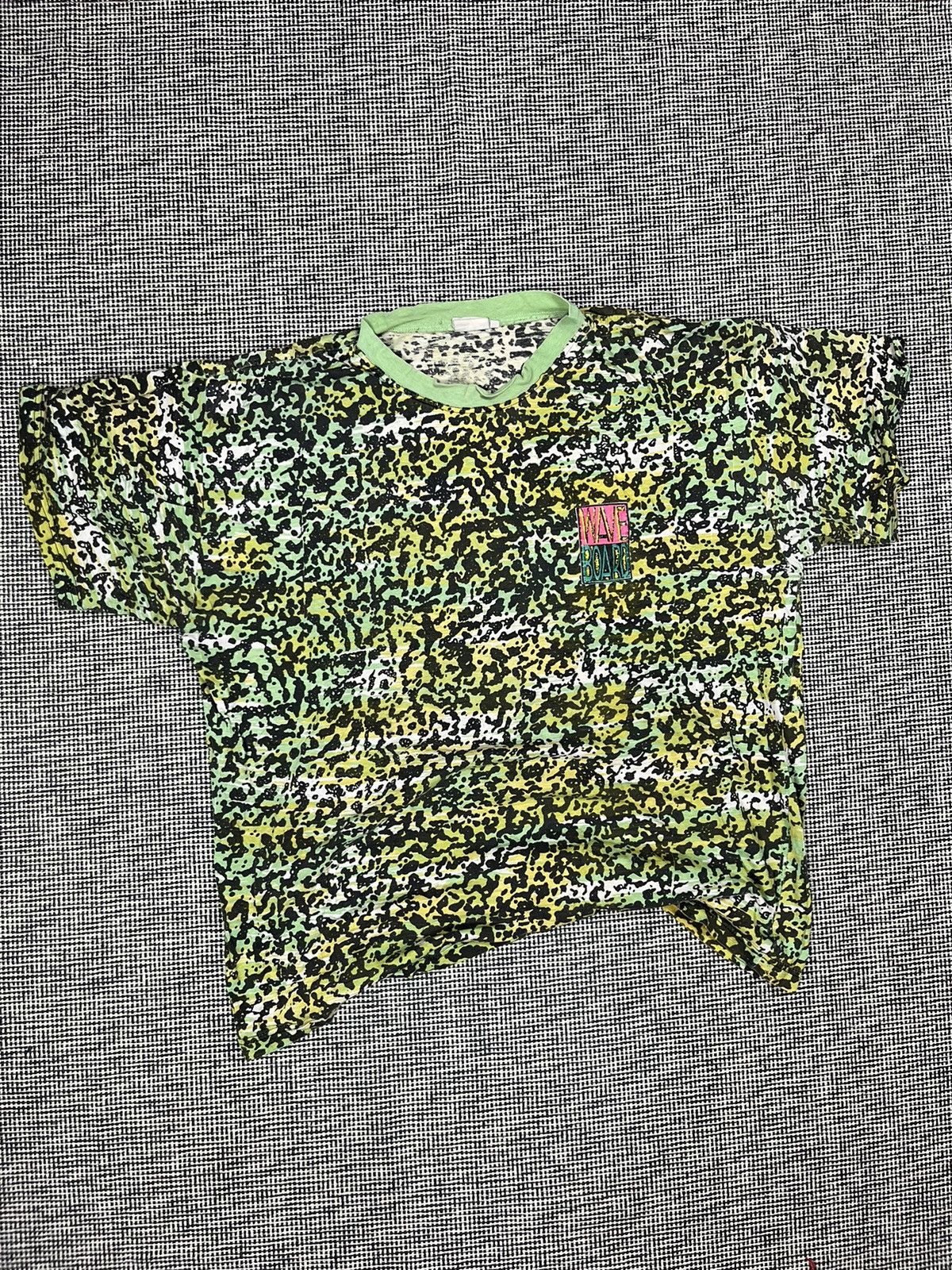 Japanese Brand × Vintage Vintage 90s wave board will smith style funky t-shirt Size US XL / EU 56 / 4 - 2 Thumbnail