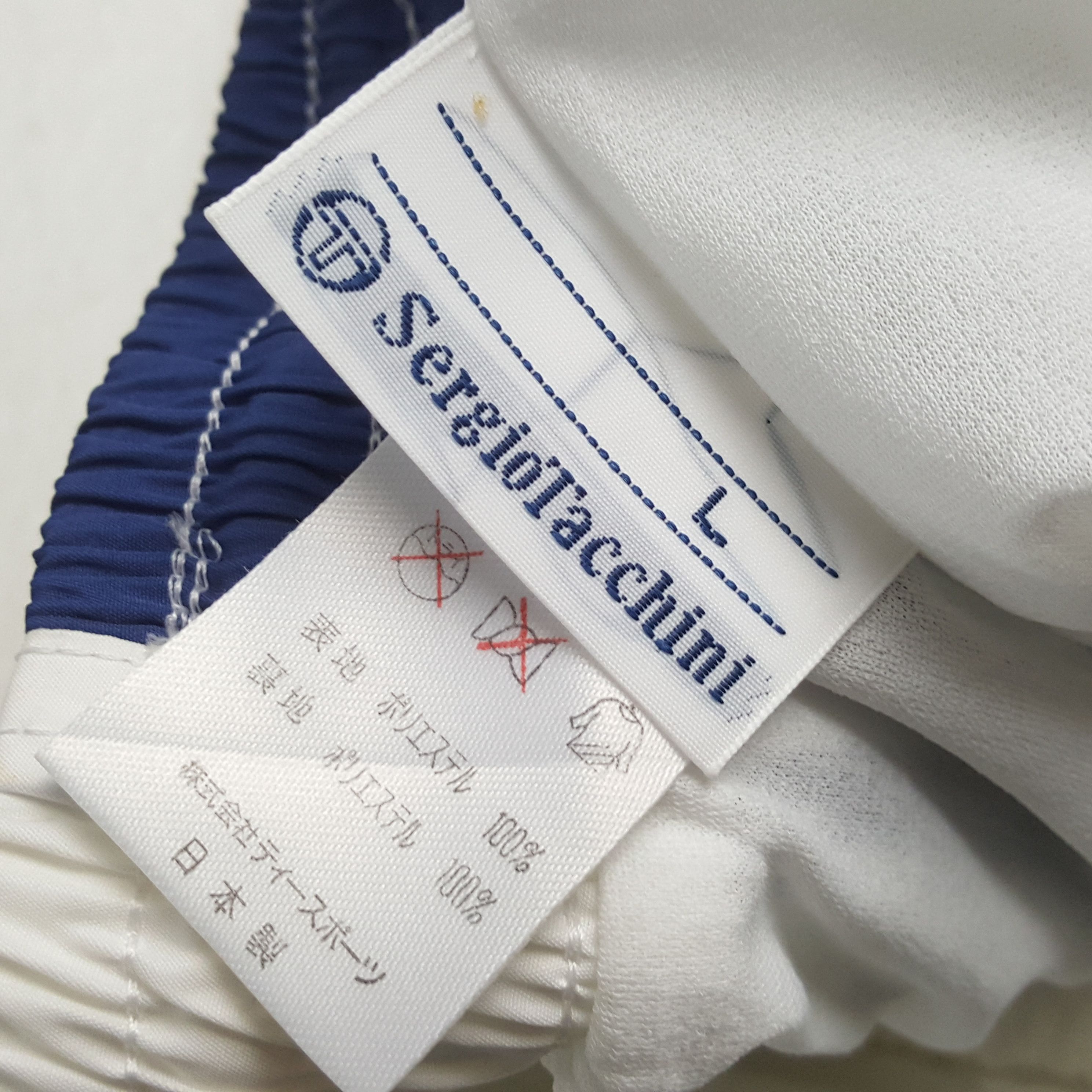 Sergio Tacchini × Vintage SERGIO TACCHINI Spellout Design Sports Style Pants Size US 35 - 14 Thumbnail
