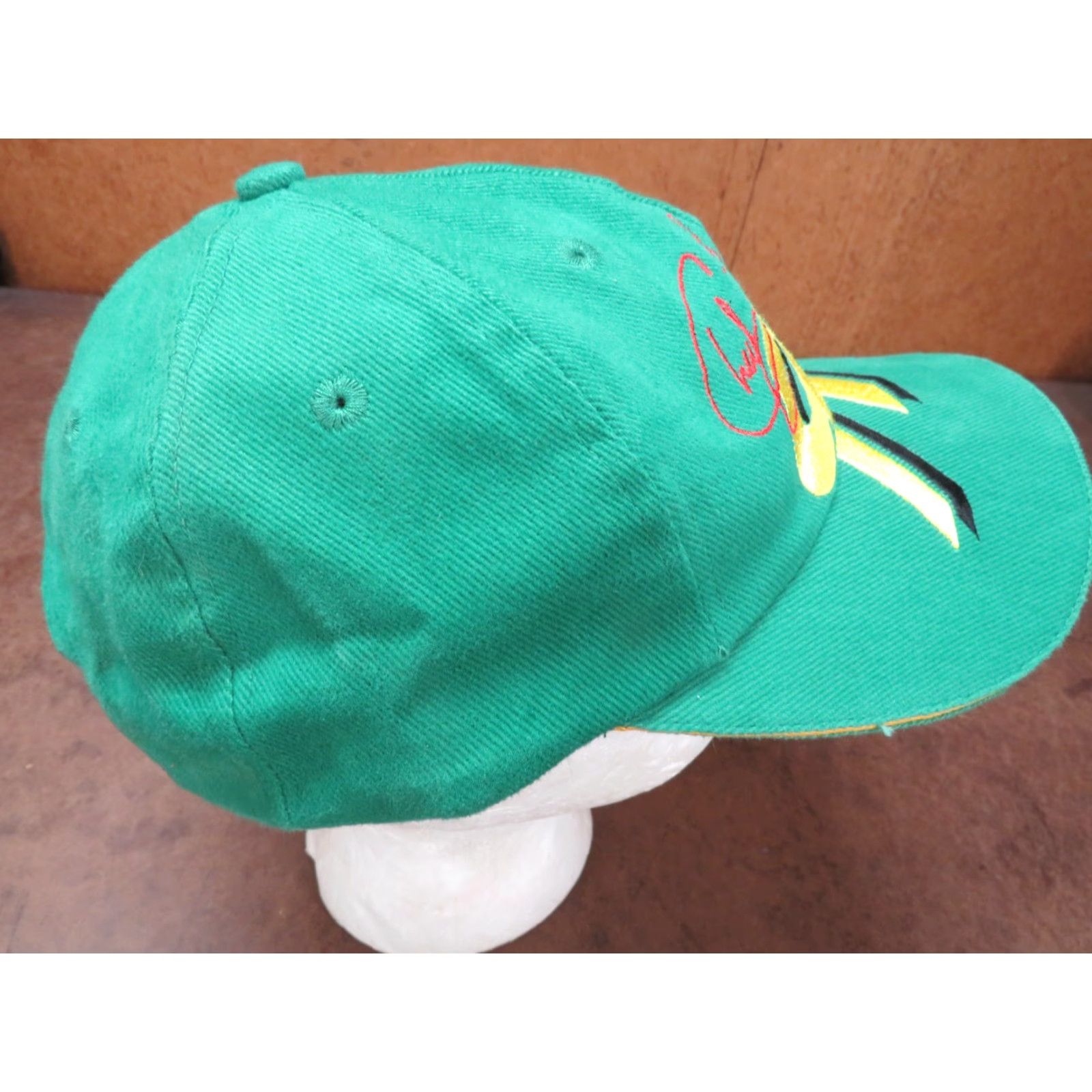 John Deere VINTAGE HaT Trucker Hat Cap JD 97 Chad Little Green John Deere Advertising 1980s Adjustable Snapback Mens Women Size ONE SIZE - 5 Thumbnail