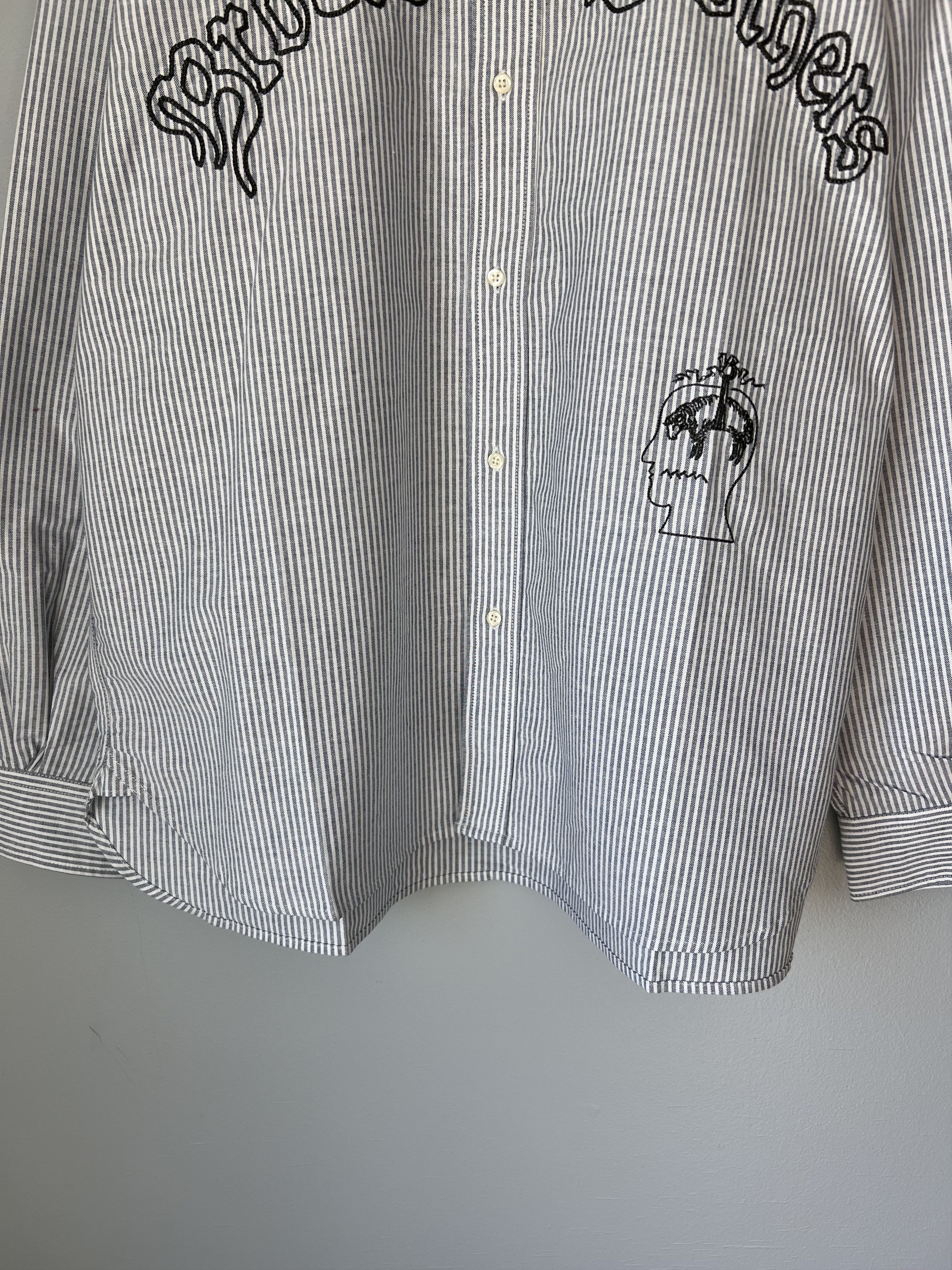 Brain Dead Brain Dead Brooks Brothers Striped Oxford Button Up Size US XL / EU 56 / 4 - 3 Thumbnail