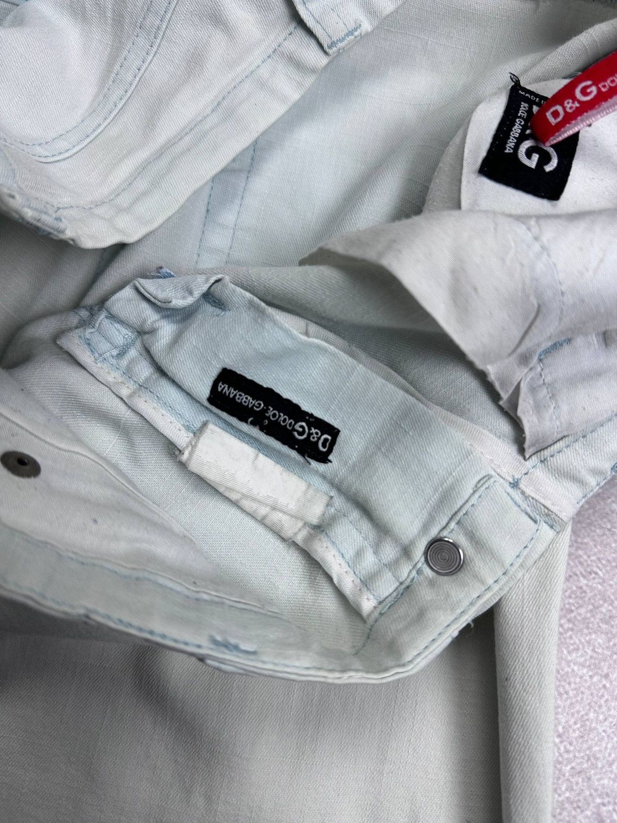 Dolce & Gabbana Vintage 90s Dolce Habbana Y2K Baggy Jeans 30 Size US 30 / EU 46 - 9 Thumbnail