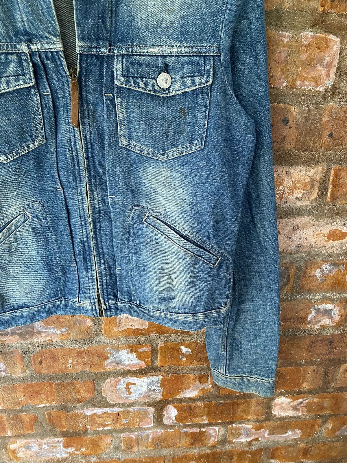 Versace Jeans Couture 1990s Denim Jacket Size S / US 4 / IT 40 - 5 Thumbnail