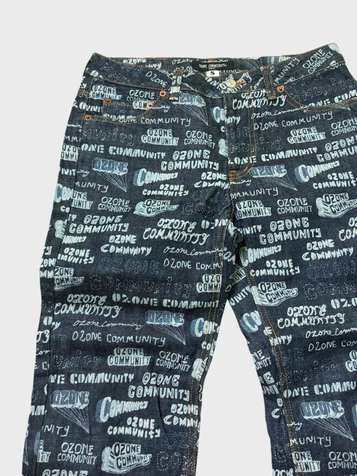 Japanese Brand × Vintage Flared OZONE COMMUNITY Overpinted Hysteric Glamour Style Size US 27 - 4 Thumbnail