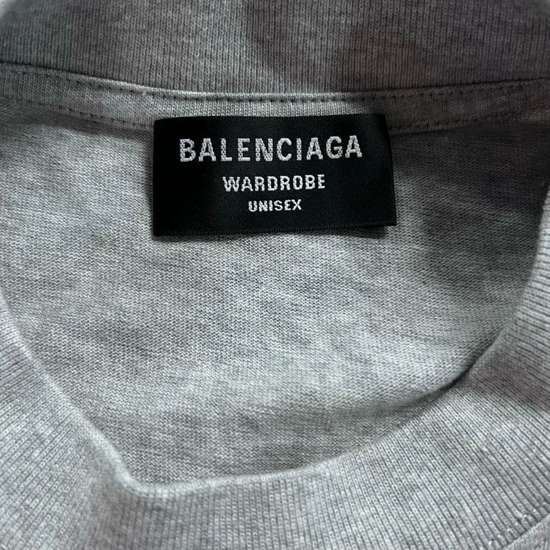 Balenciaga Balenciaga Grey logo print vintage flat short sleeve T-shi Size US XS / EU 42 / 0 - 5 Thumbnail