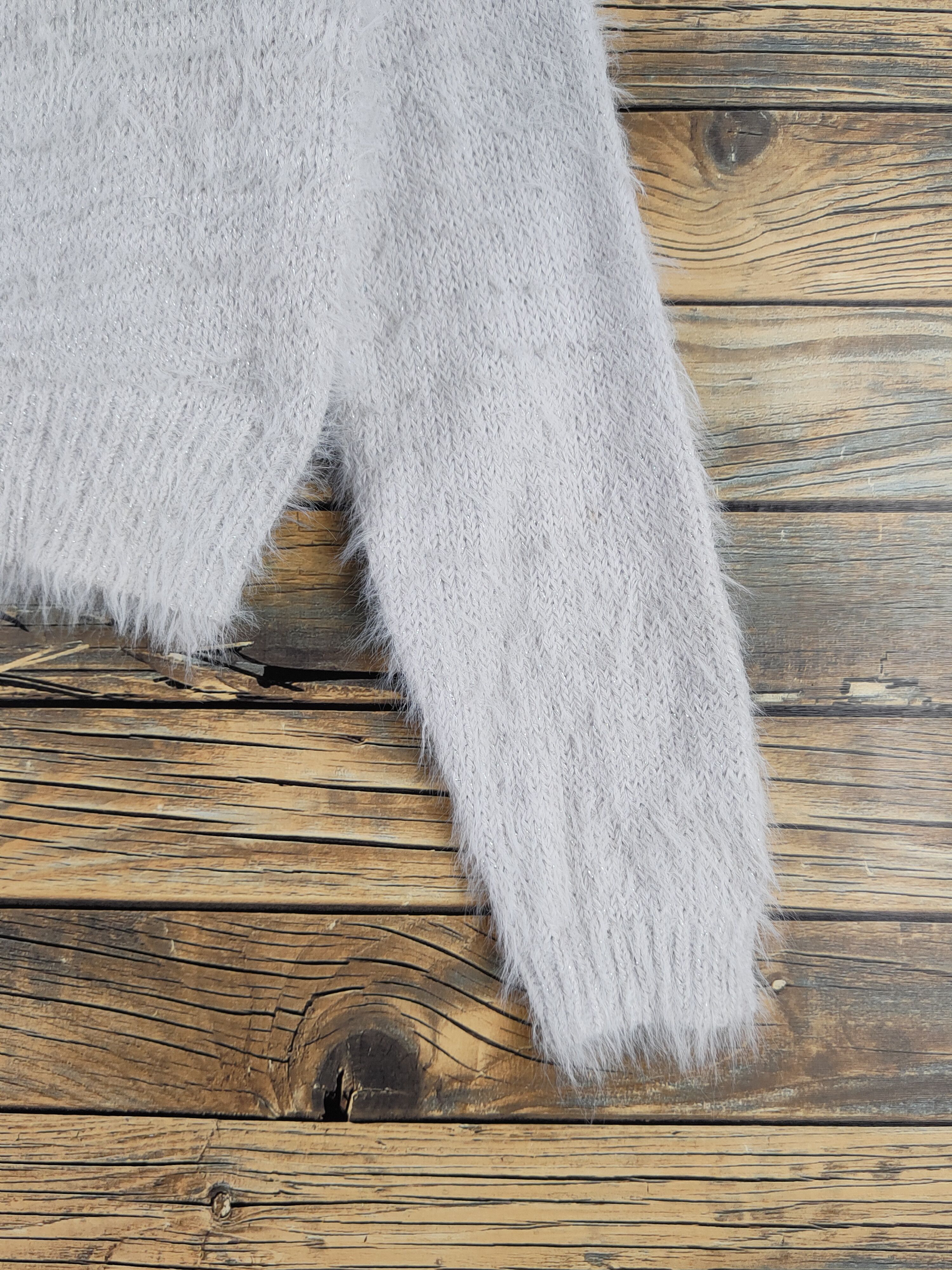 Japanese Brand Saltarse Gray Shag Shaggy Fur Mohair Knitwear #W1946 Size S / US 4 / IT 40 - 6 Thumbnail