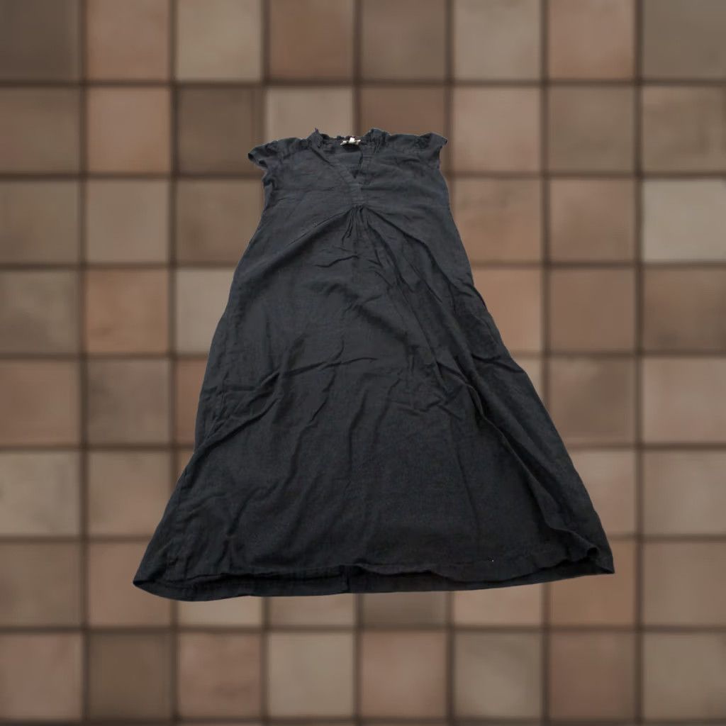 Vintage A Shirt Thing Dress Womens S Black Maxi Midi Classic Shirt Dress Outdoor Luxury Italy Size S / US 4 / IT 40 - 1 Thumbnail