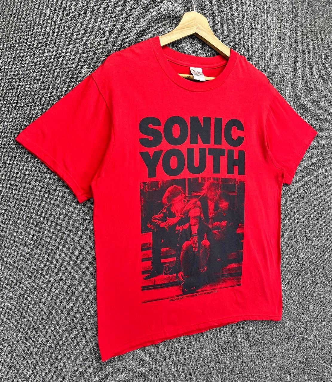 Band Tees Vintage Y2K Sonic Youth Punk Rock Band Tees T Shirts Size US L / EU 52-54 / 3 - 2 Thumbnail