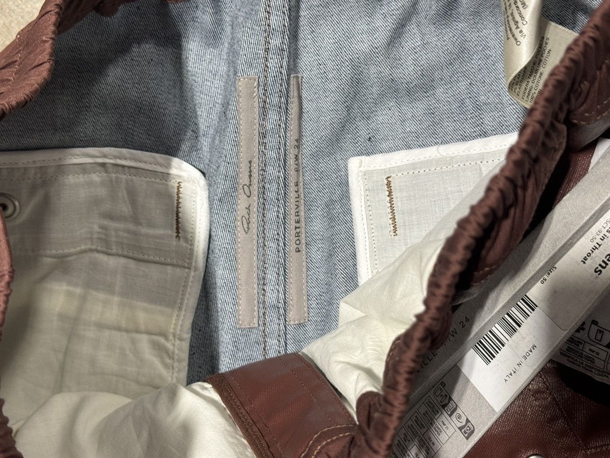 Rick Owens Rick Owens AW24 burgundy belacargo Size US 33 - 6 Thumbnail