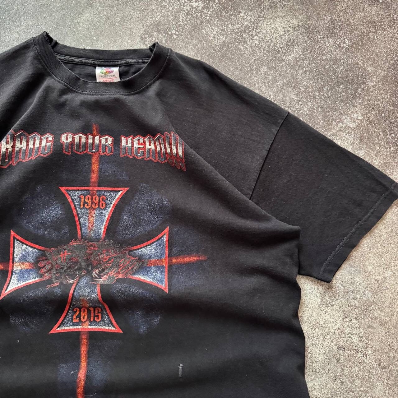 Band Tees Cross Logo Vintage Festival Rock Band T-Shirt Size US XL / EU 56 / 4 - 6 Thumbnail