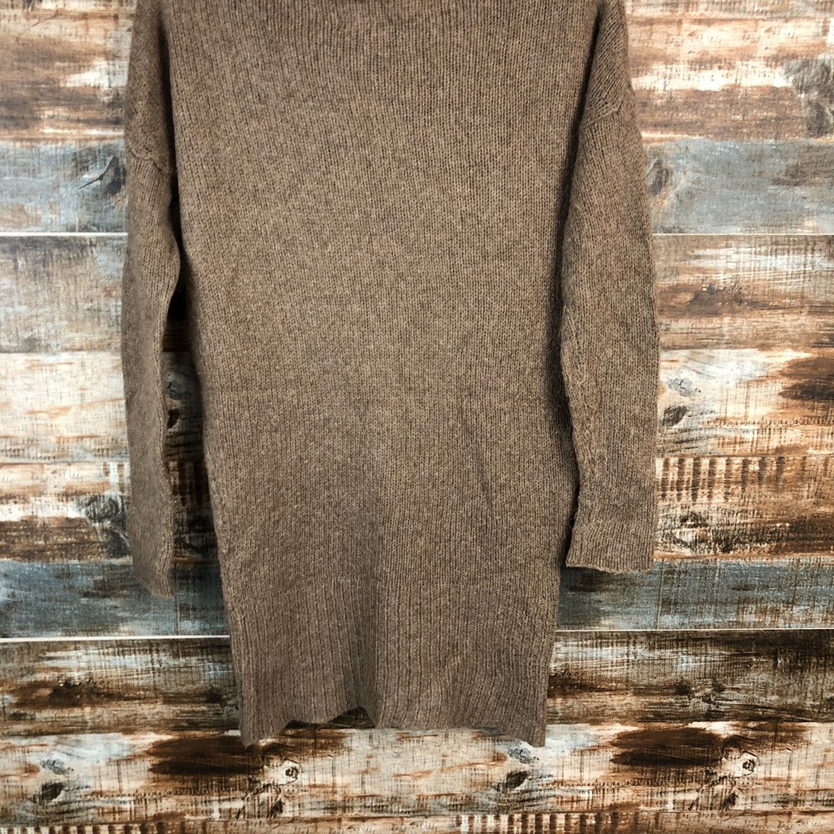 Homespun Knitwear × Japanese Brand Cloudney And John Wad wool Brown Knitwear #A2215 Size L / US 10 / IT 46 - 14 Thumbnail