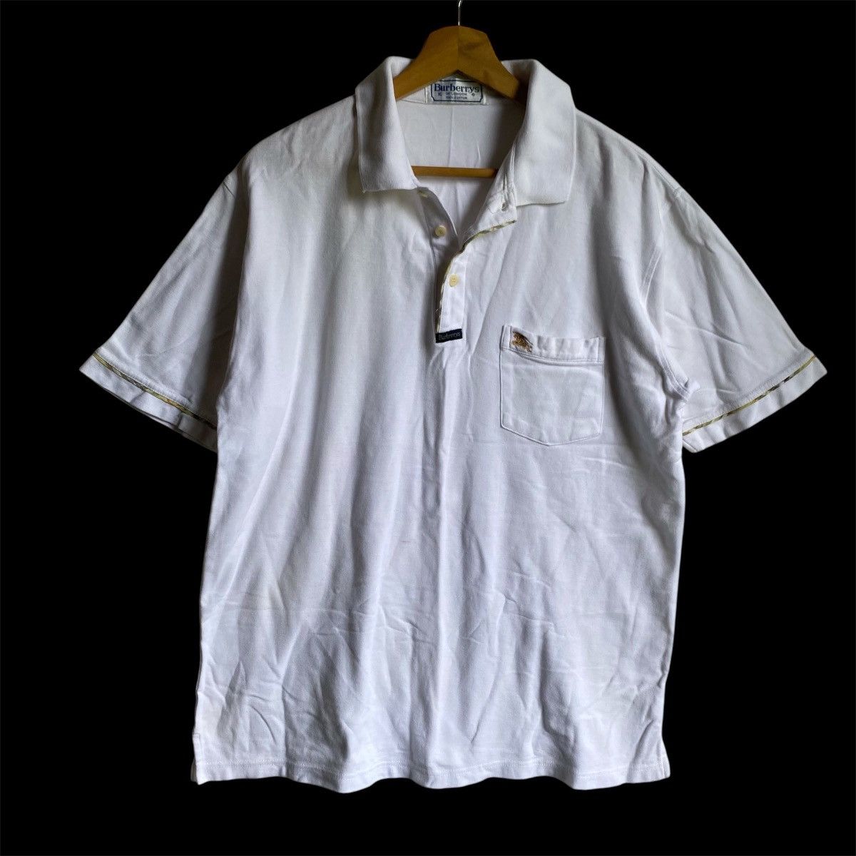 Burberry Burberrys Polo Tee Single Pocket Size US XL / EU 56 / 4 - 1 Thumbnail