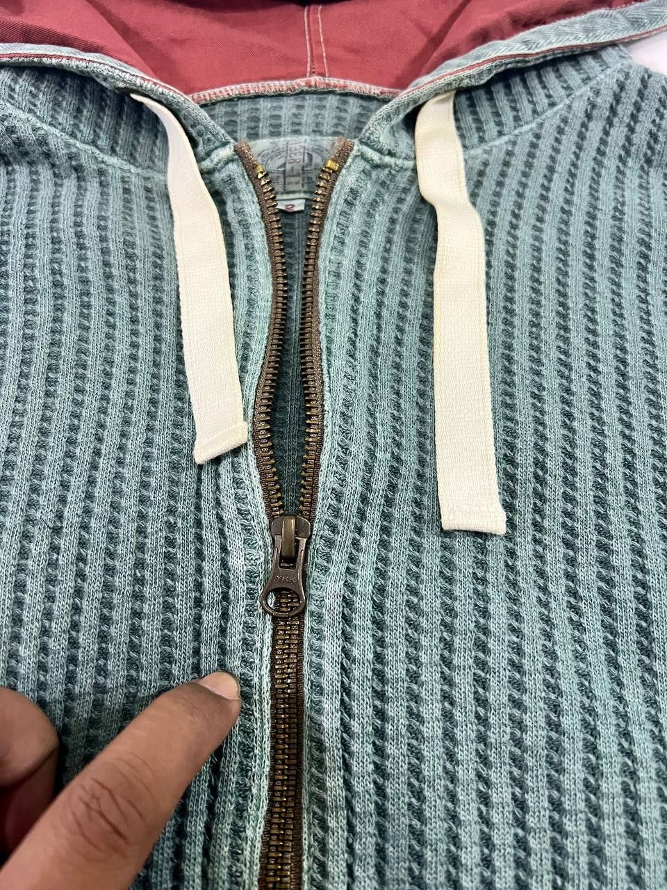 Japanese Brand × Vintage Vintage Alberoni Slip Line Patch Pocket Zip Up Hoodie Size US M / EU 48-50 / 2 - 4 Thumbnail