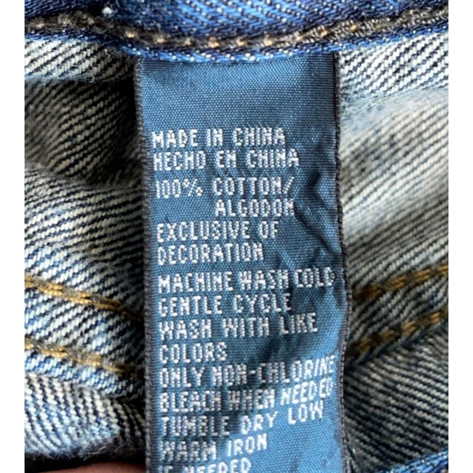 Polo Ralph Lauren Polo Ralph Lauren Jeans Slim Straight 38 x 34 Blue Denim Cotton 5-Pocket Men Regular Vintage: No Size US M / EU 48-50 / 2 - 5 Thumbnail