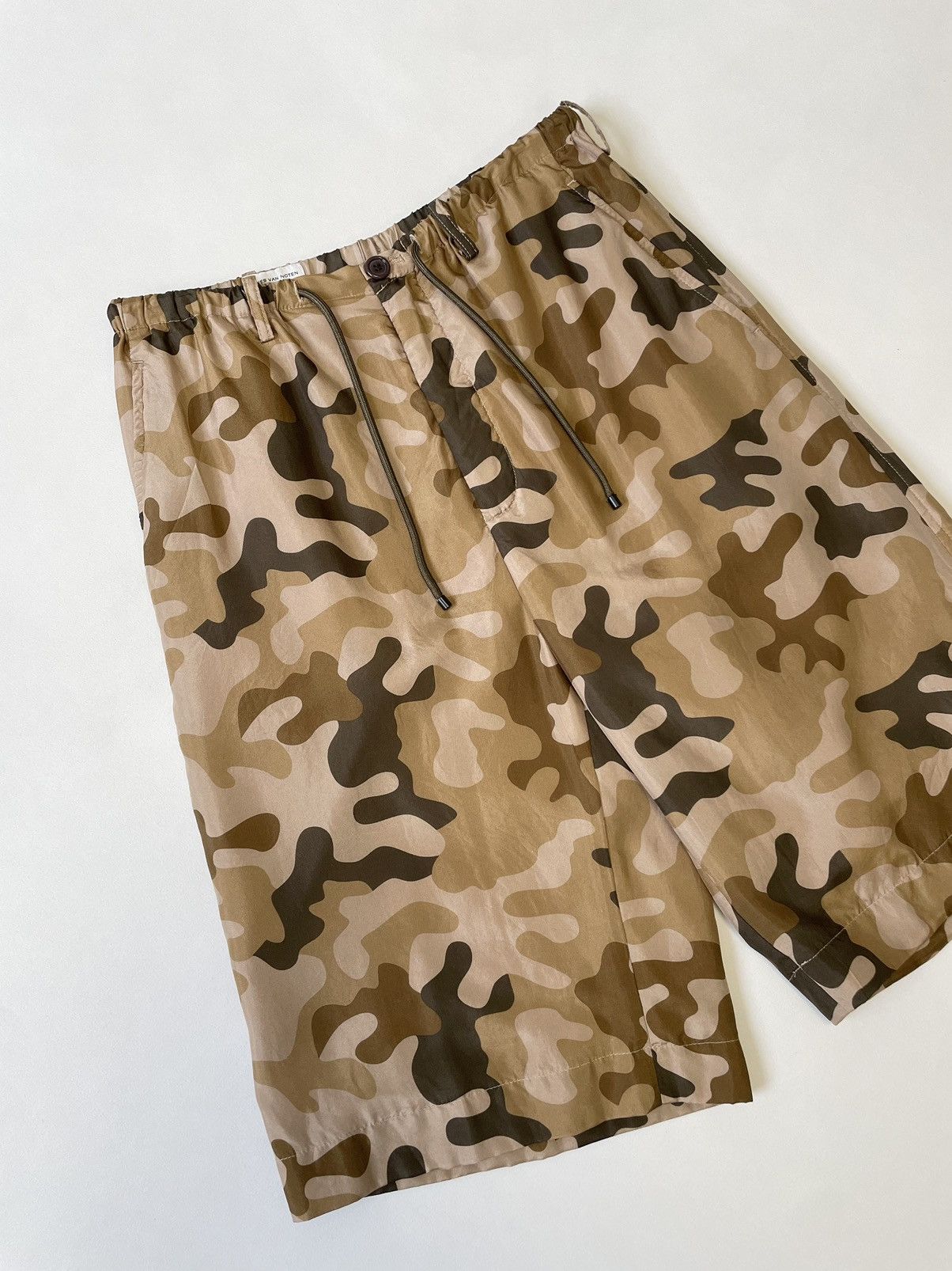 Dries Van Noten Desert Camo Boxy Utility Shorts Size US 32 / EU 48 - 10 Thumbnail