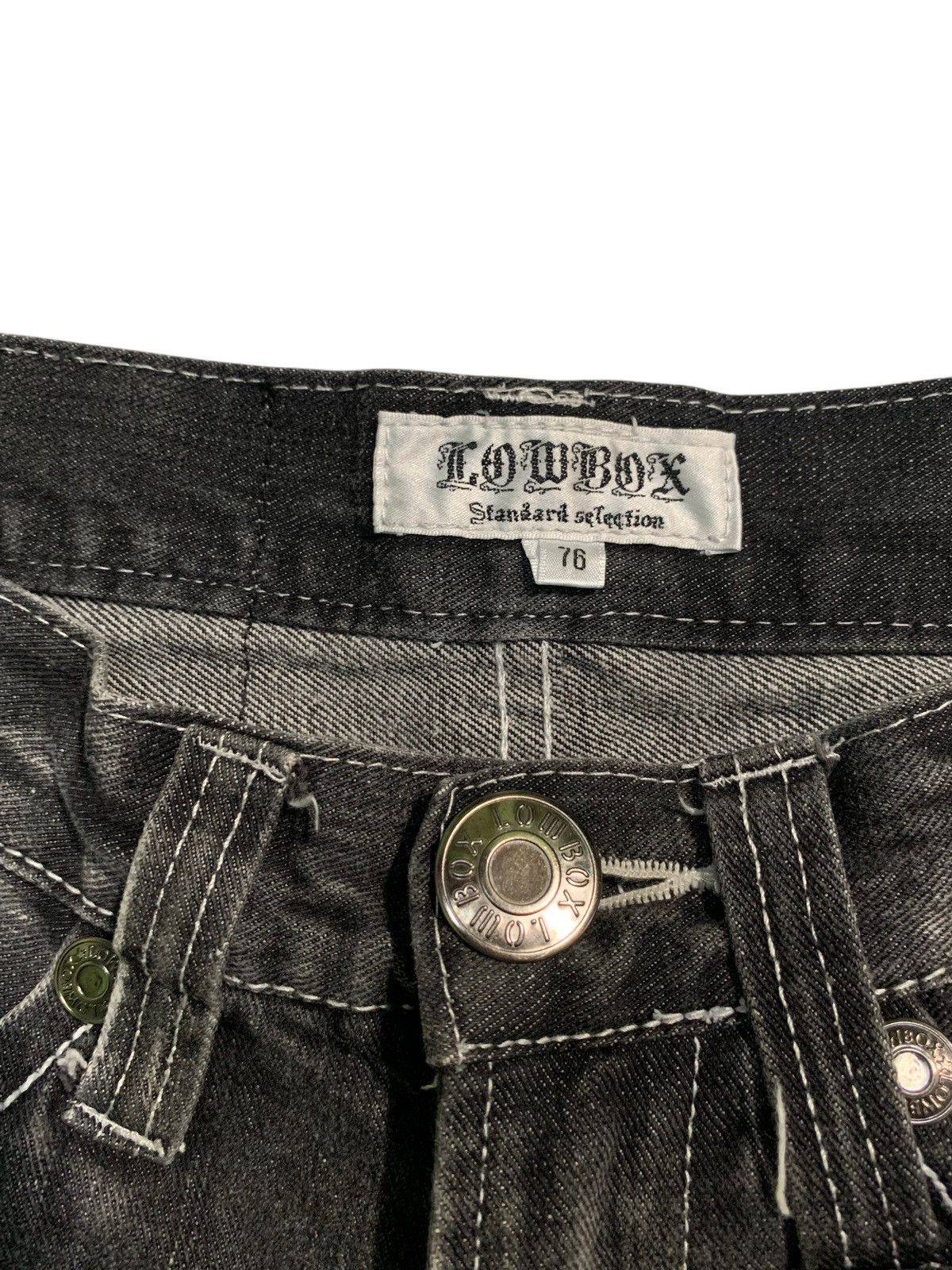 LOWBOX LOWBOX PUNK RUSTY CLAWMAX JAPANESE DISTRESSED DENIM Size US 30 / EU 46 - 13 Thumbnail