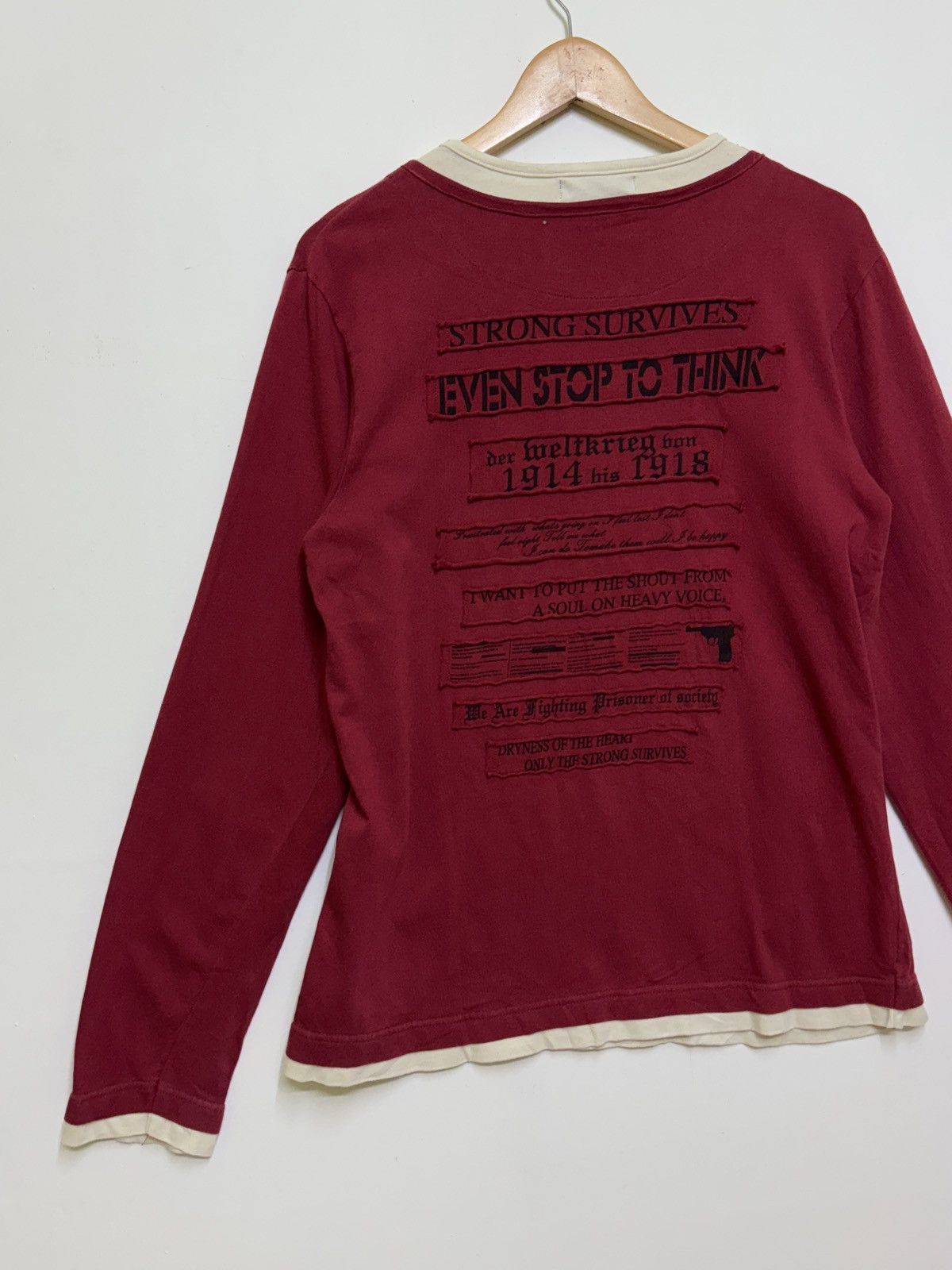 Hysteric Glamour In The Attic Poem Patches Half Zipper Long Sleeve Size US M / EU 48-50 / 2 - 8 Thumbnail