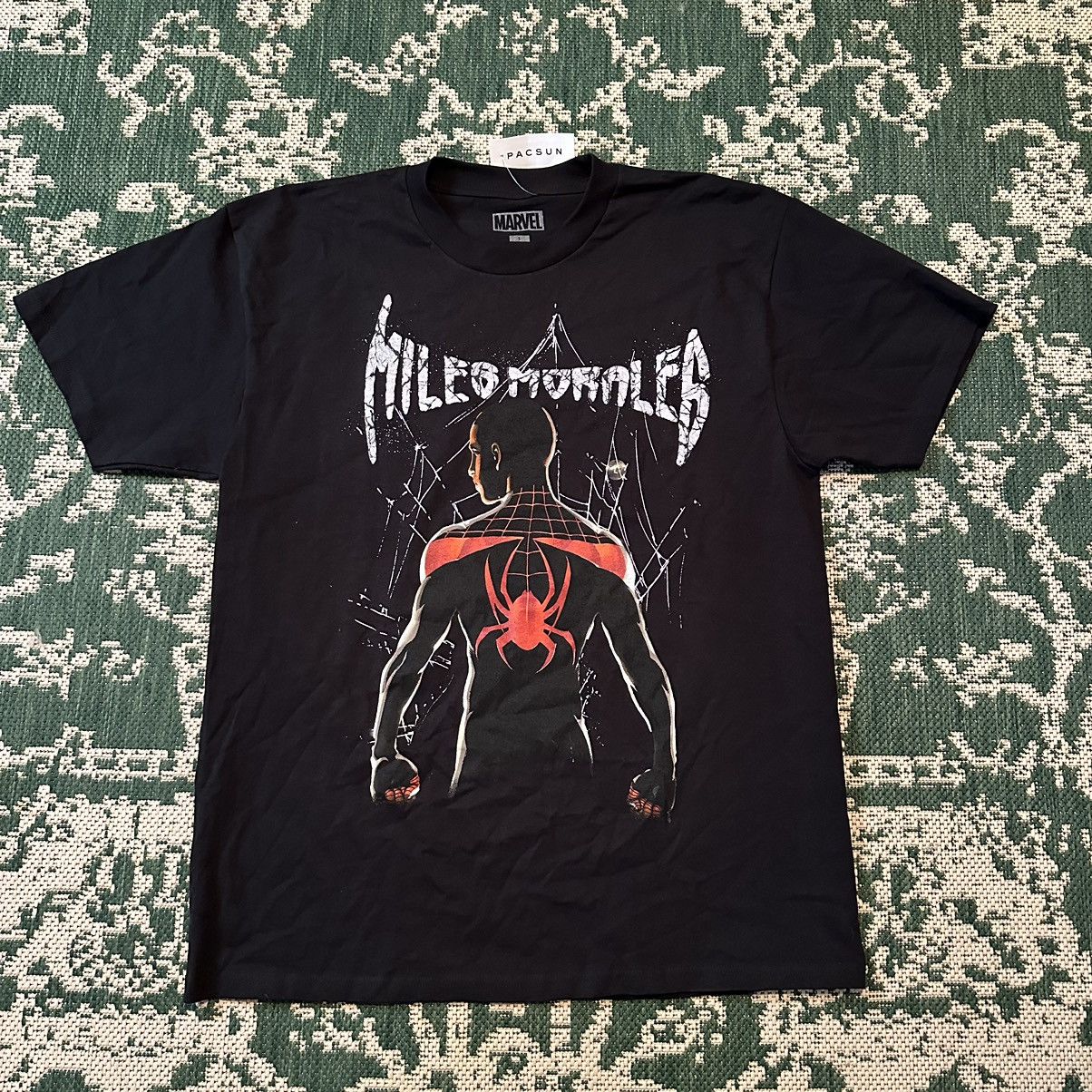 Marvel Comics Miles Morales Spiderman T shirt (NWT) Size US L / EU 52-54 / 3 - 1 Thumbnail