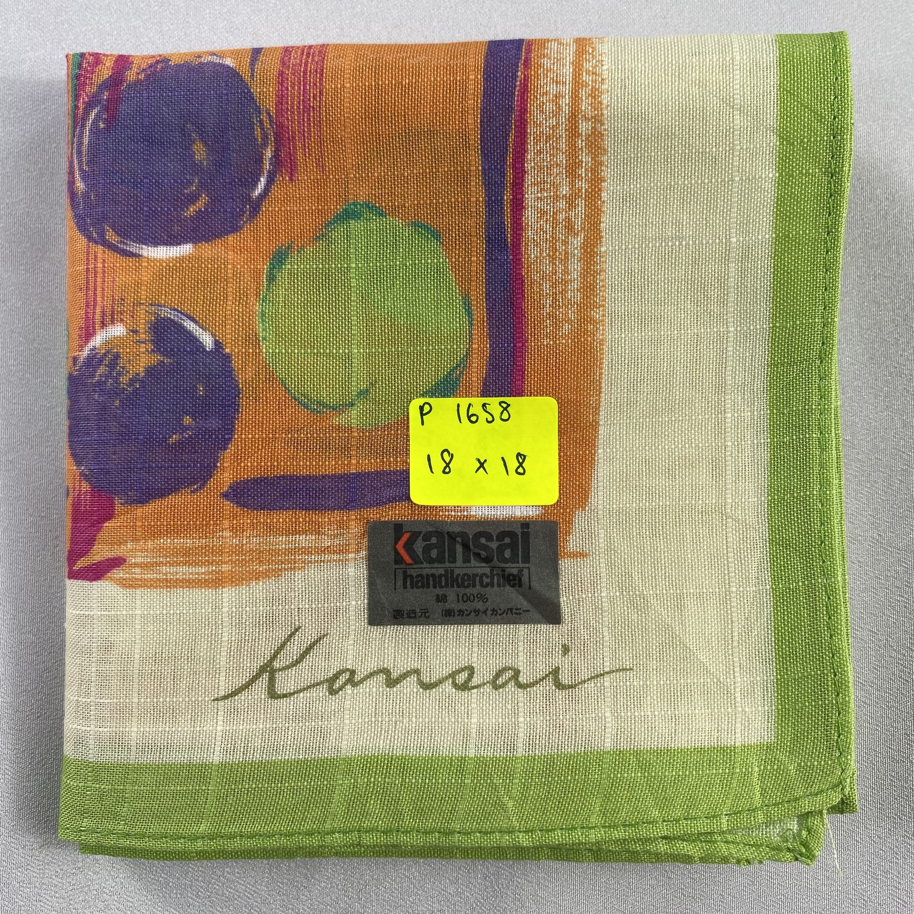 Kansai Yamamoto × Vintage NWT Kansai Yamamoto Neckerchief / Handkerchief-P1658 Size ONE SIZE - 5 Thumbnail