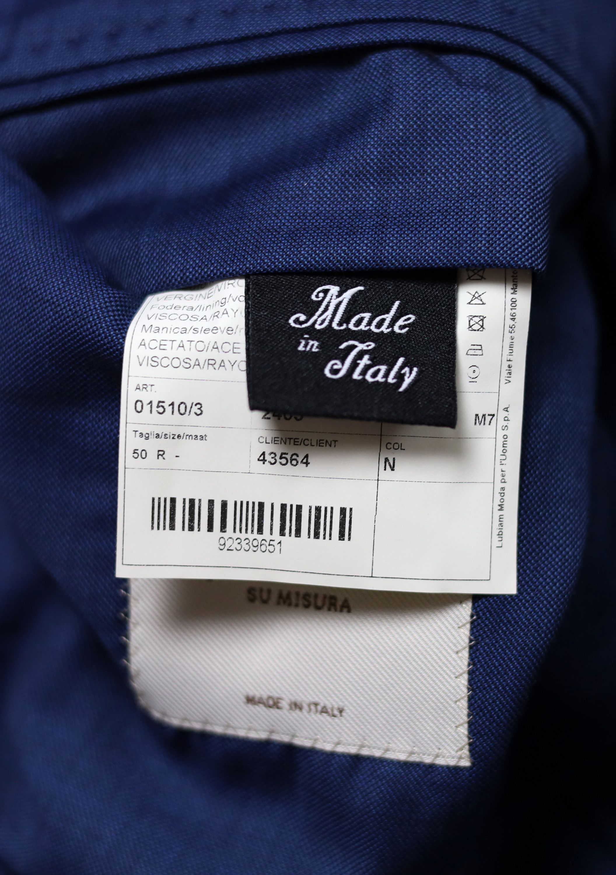 Luigi Bianchi Luigi Bianchi Mantova Su Misura Sport Jacket Blazer LUBIAM Size 50R - 9 Thumbnail