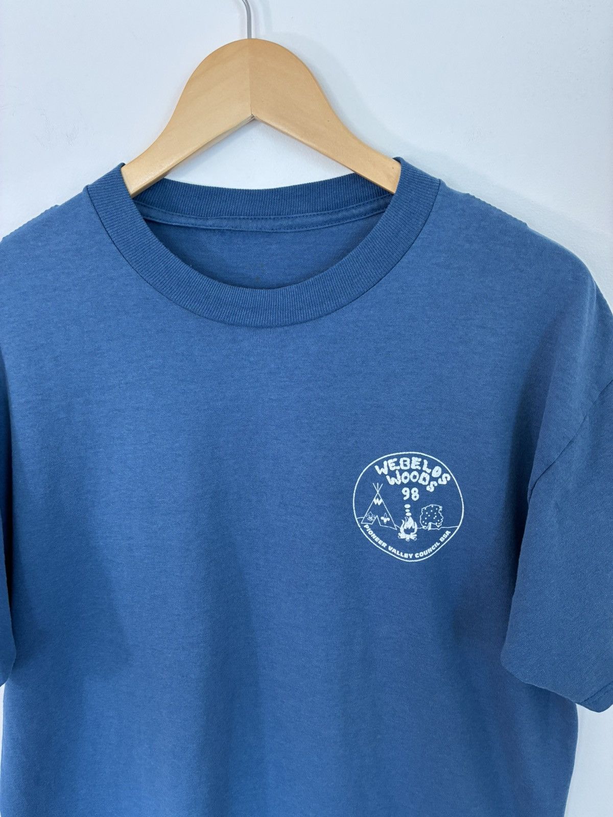 Vintage Sun Faded 1998 Camping Tee Size US L / EU 52-54 / 3 - 3 Thumbnail
