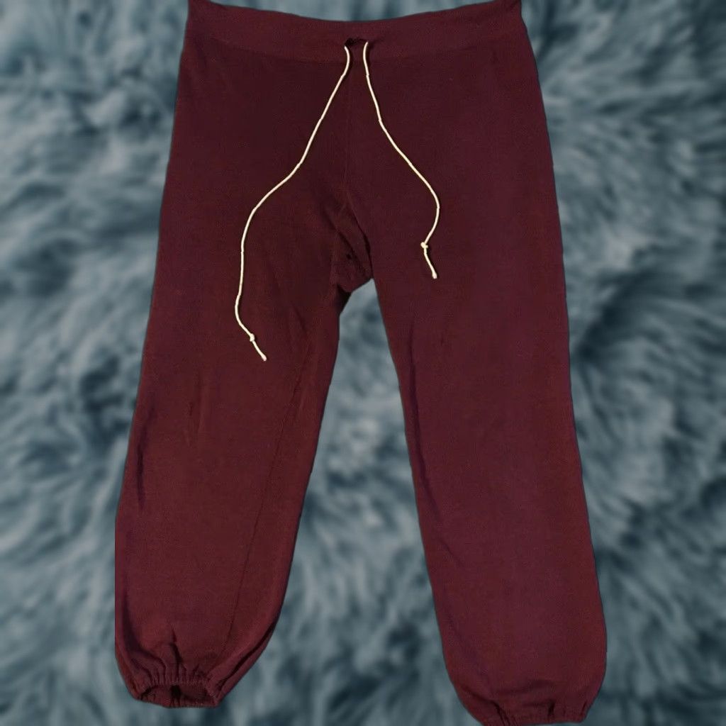 Thrasher VINTAGE Sweatpants XL Red USA Track Military 70s 80s 90s Grunge PFU Punk Distressed Gusset Thrashed Bands: PE Fitness Sports Activewear Mens Pants Size US 36 / EU 52 - 1 Thumbnail