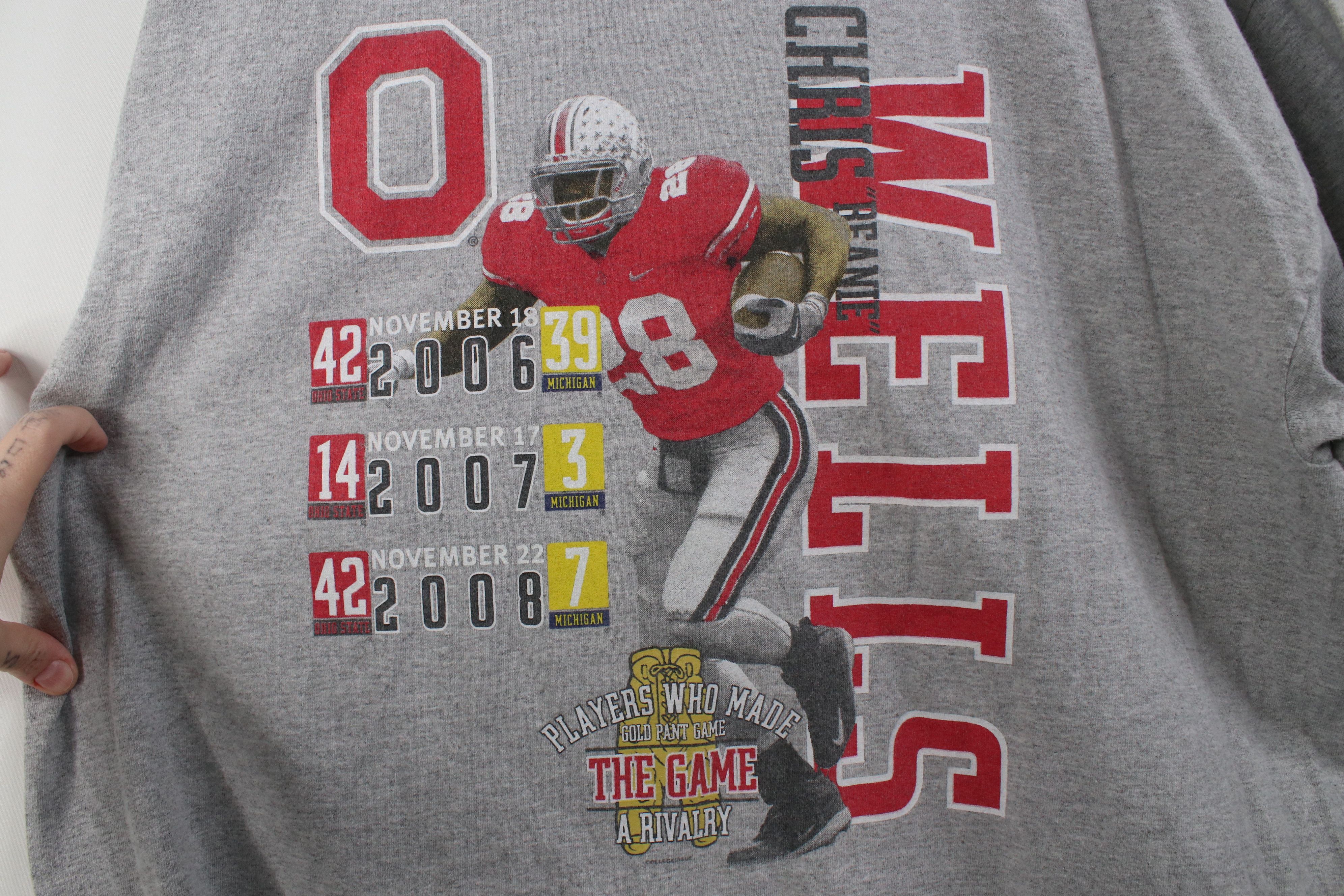 Vintage Vintage Y2K Game Ohio State University Chris Beanie T-Shirt Size US XL / EU 56 / 4 - 4 Thumbnail