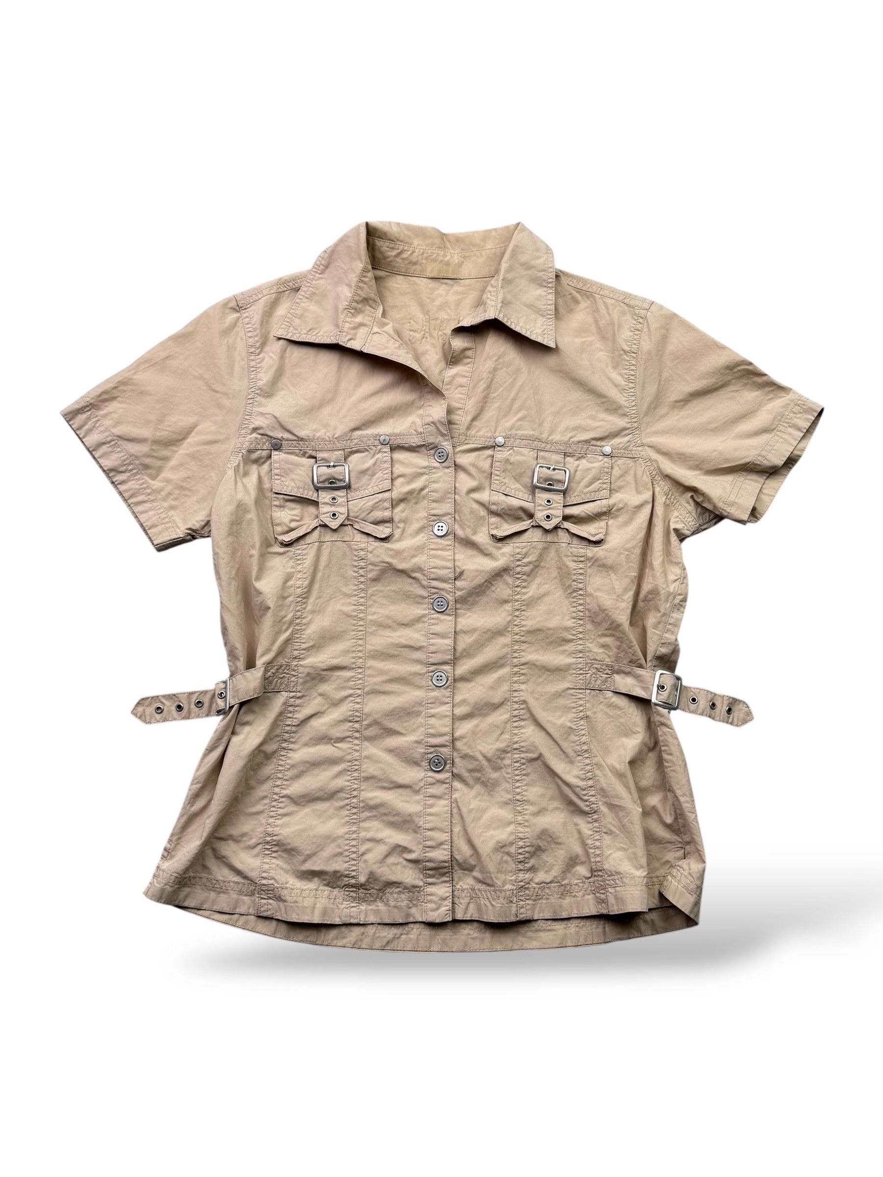 Vintage Vintage Shirt With Straps W419(V9) Size M / US 6-8 / IT 42-44 - 1 Thumbnail
