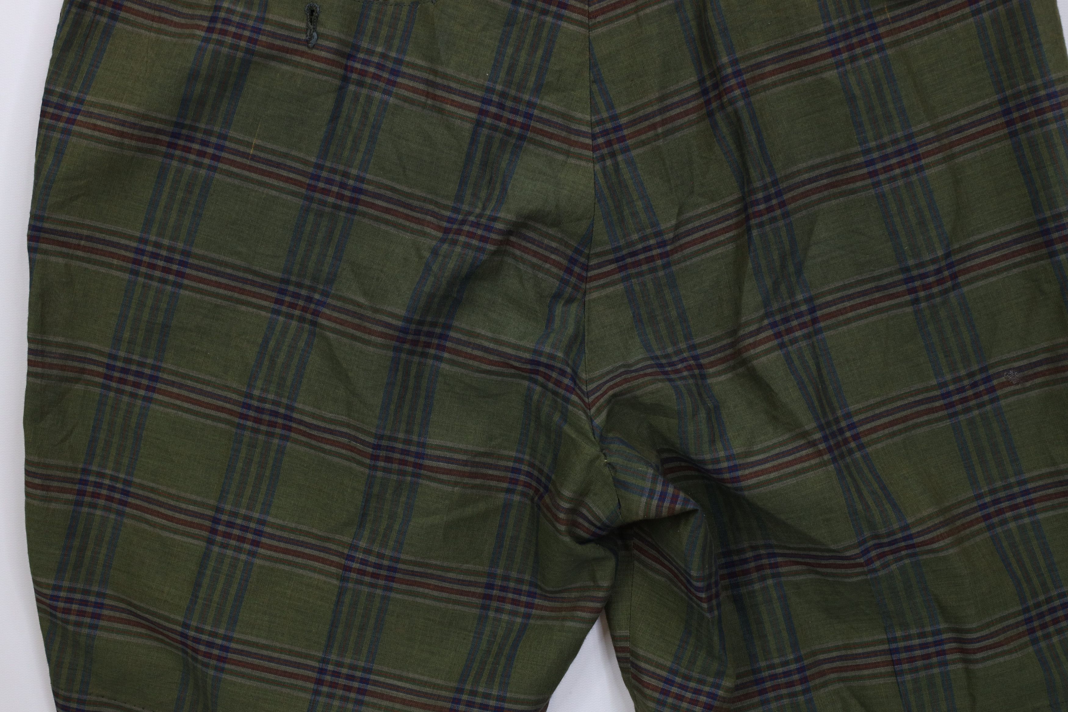 Vintage Vintage 50s Streetwear Plaid Above Knee Chino Shorts USA Size US 36 / EU 52 - 11 Thumbnail