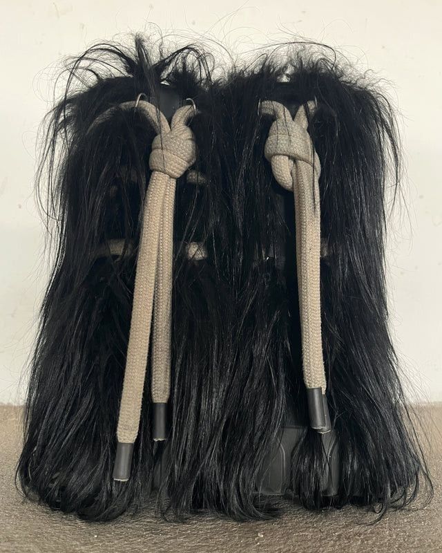 Rick Owens Big Rock Fur Boots Size US 9 / EU 42 - 3 Thumbnail