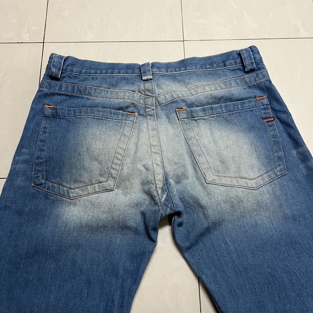Designer × Diesel Y2k Diesel Washed Jeans Size US 33 - 14 Thumbnail