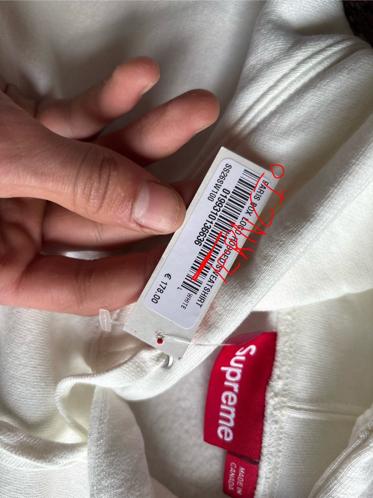 Supreme Supreme Paris Box Logo Size US L / EU 52-54 / 3 - 8 Thumbnail