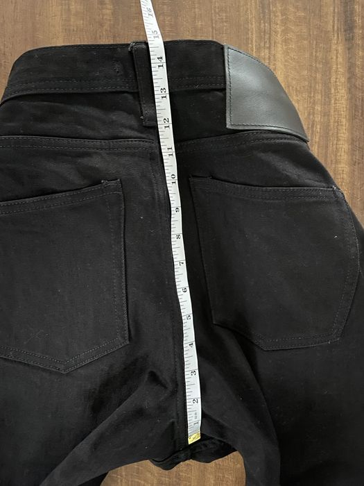 The Unbranded Brand Men's UB144 Skinny Fit 11oz Solid Black