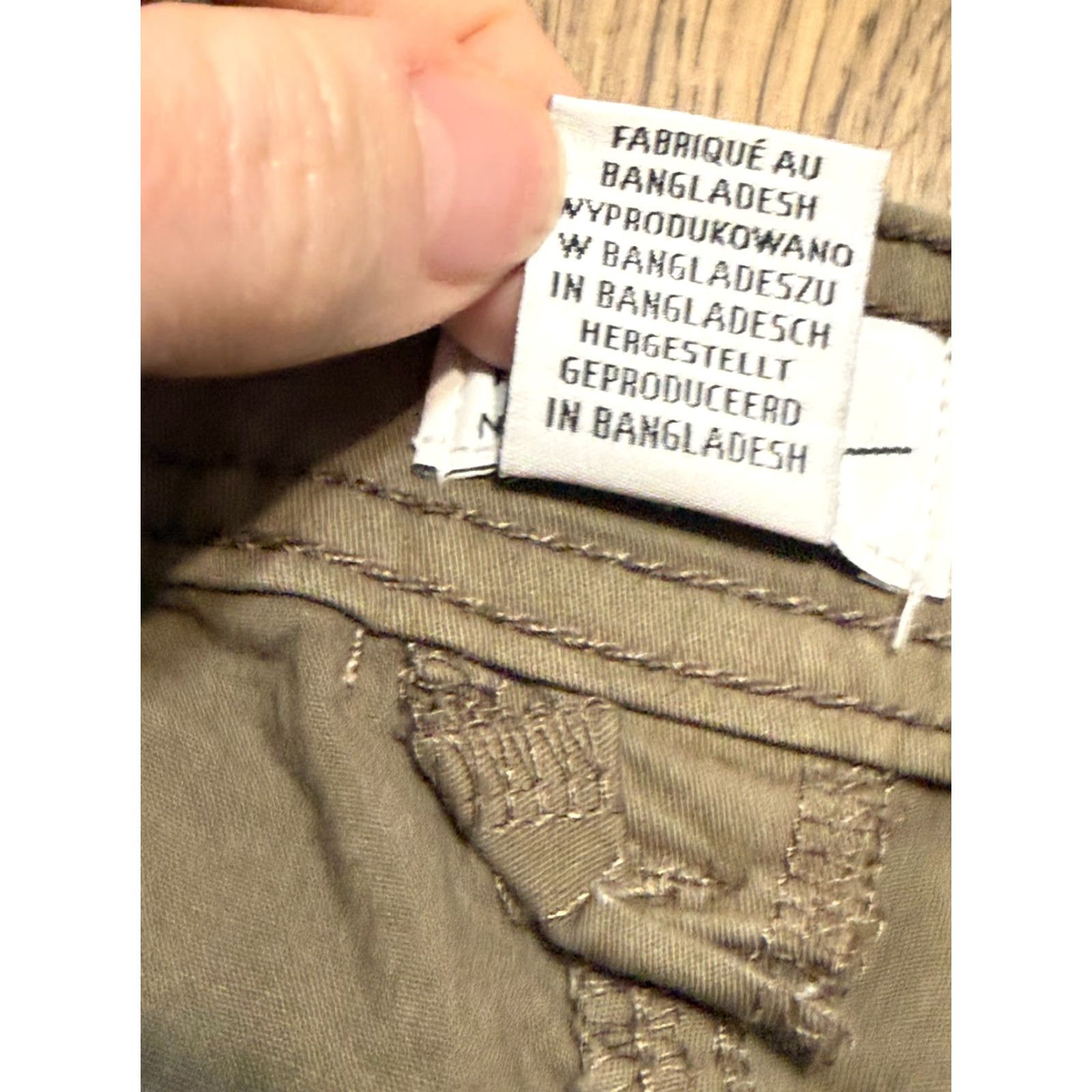 Nicole Miller VINTAGE? No — Nicole Miller New York Pants Womens Size 12 Green Cargo Pants Pockets High Rise Regular Size 34" / US 12 / IT 48 - 5 Thumbnail