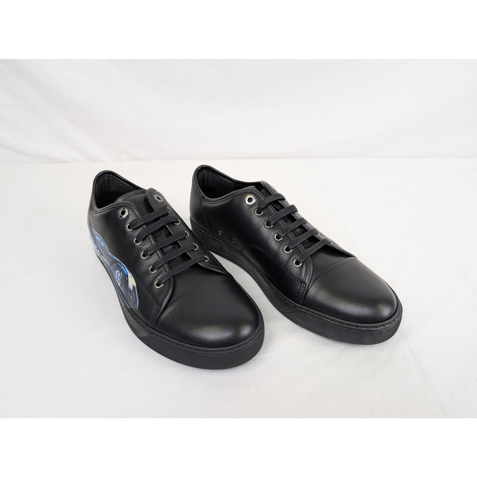 Lanvin o1rshd1 DBBI Low Top Sneakers in Black Size US 9 / EU 42 - 5 Thumbnail