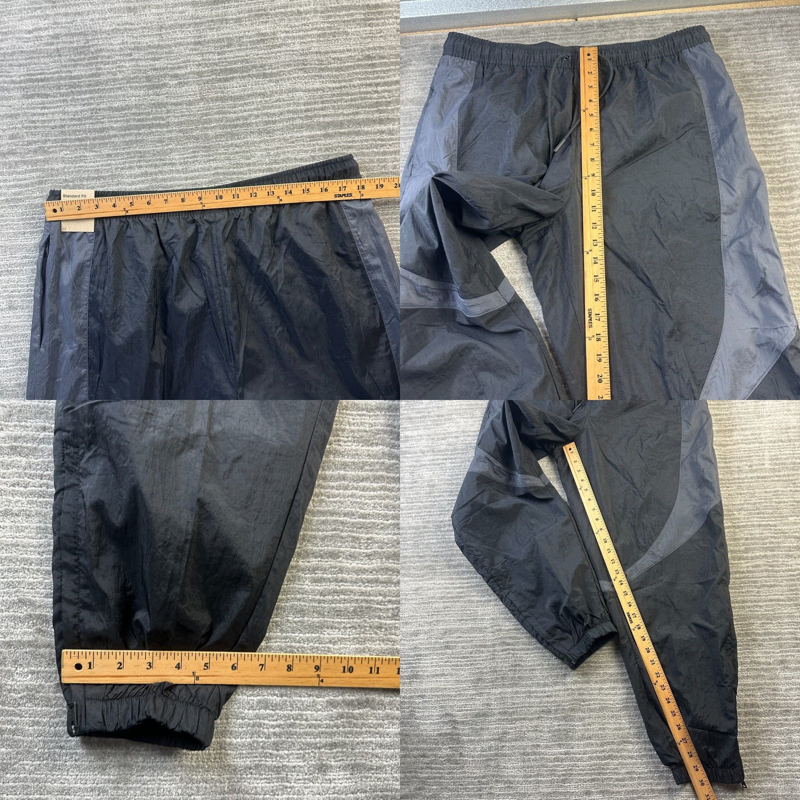 Jordan Brand Jordan Pants Regular XL Black Gray Sport Track Pants Mens Size US 36 / EU 52 - 8 Thumbnail