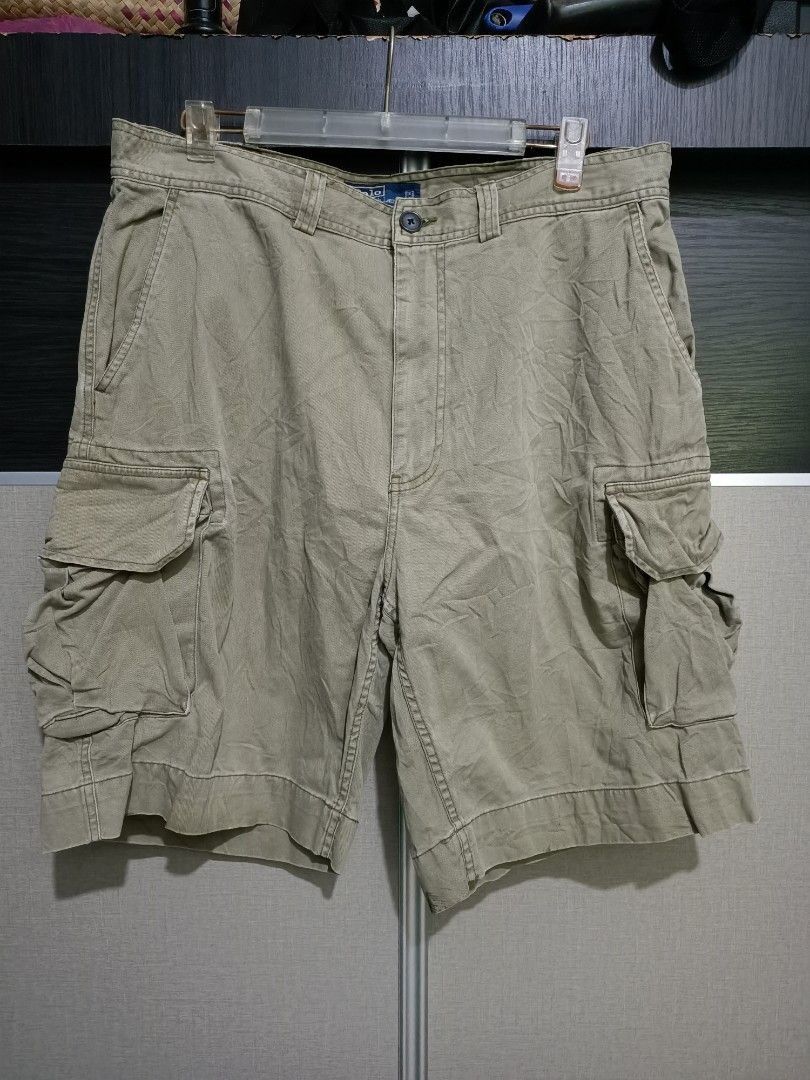 Polo Ralph Lauren Polo Ralph Lauren Cargo Shorts Khaki Size US 37 - 1 Thumbnail
