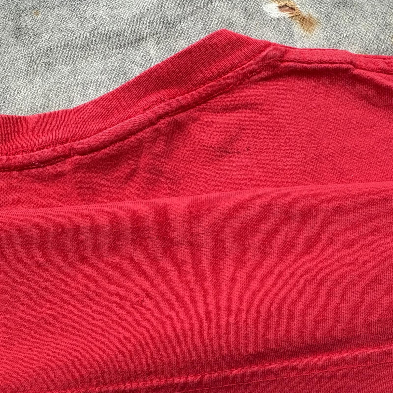 Levi's Vintage Y2K Red Levi’s Cute Simple Unique Women’s Shirt Size M / US 6-8 / IT 42-44 - 6 Thumbnail