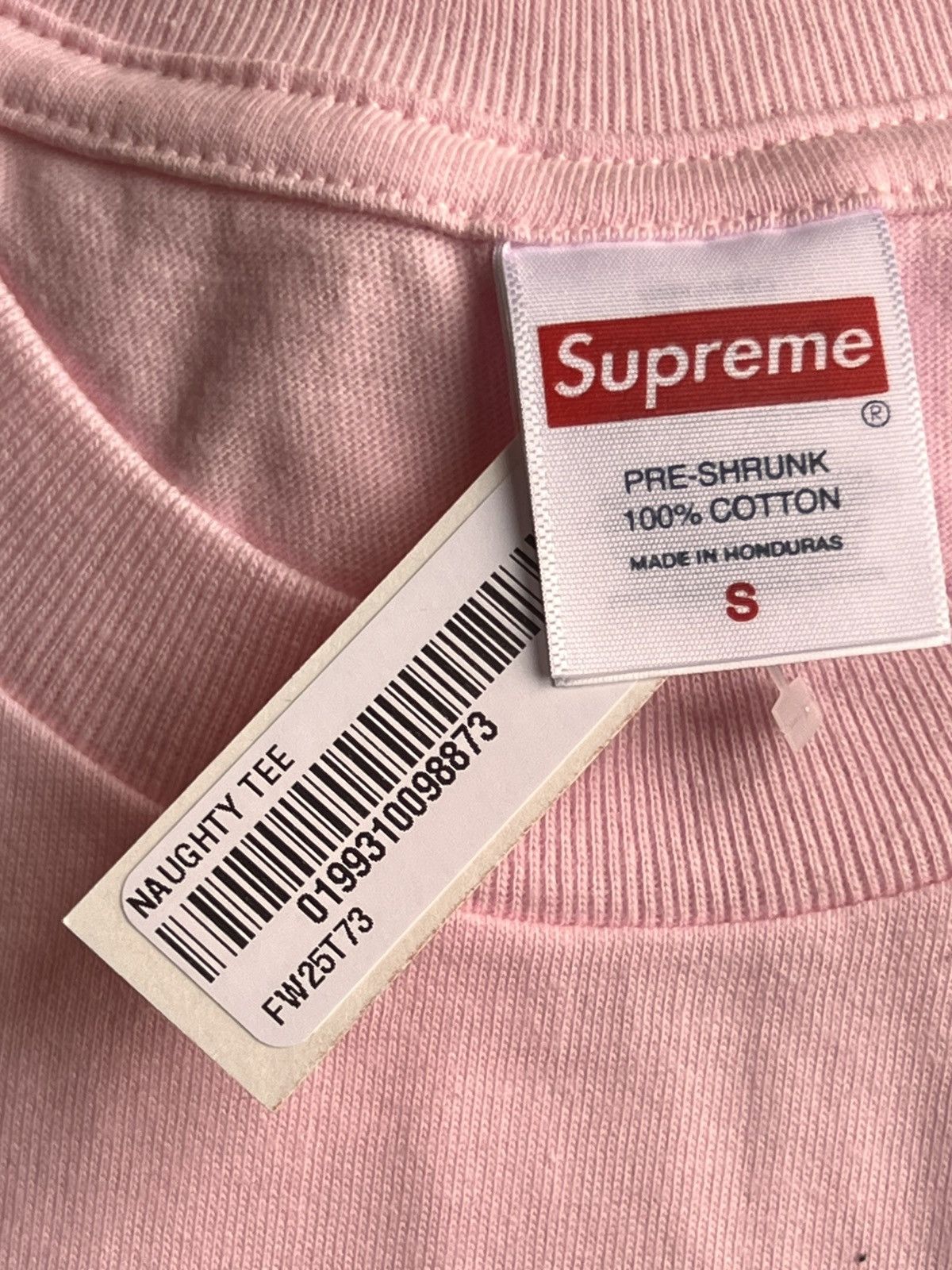Supreme S - Supreme Naughty Tee Pink santa tshirt Dwarfs holiday Size US S / EU 44-46 / 1 - 15 Thumbnail