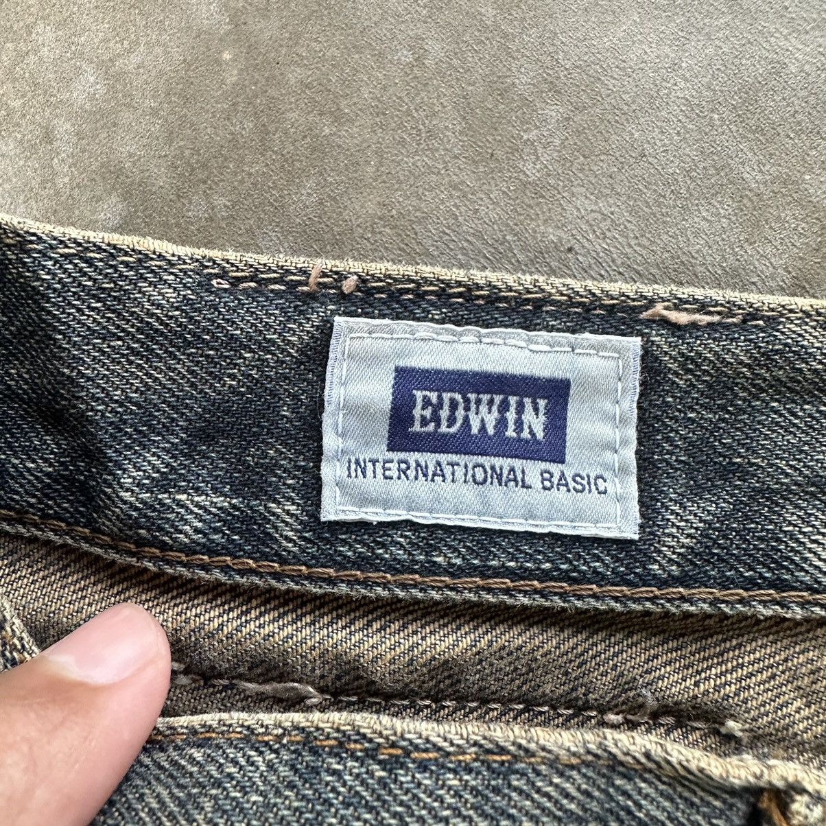 Japanese Brand Vintage Edwin Distressed Rusty Faded Denim Jean Pant Size US 30 / EU 46 - 6 Thumbnail