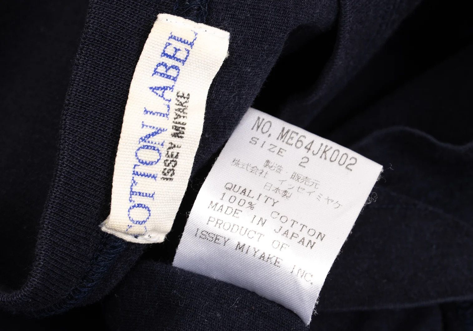 Issey Miyake Basic Long Sleeve Cut and Sewn Top in Navy Blue Size US M / EU 48-50 / 2 - 14 Thumbnail