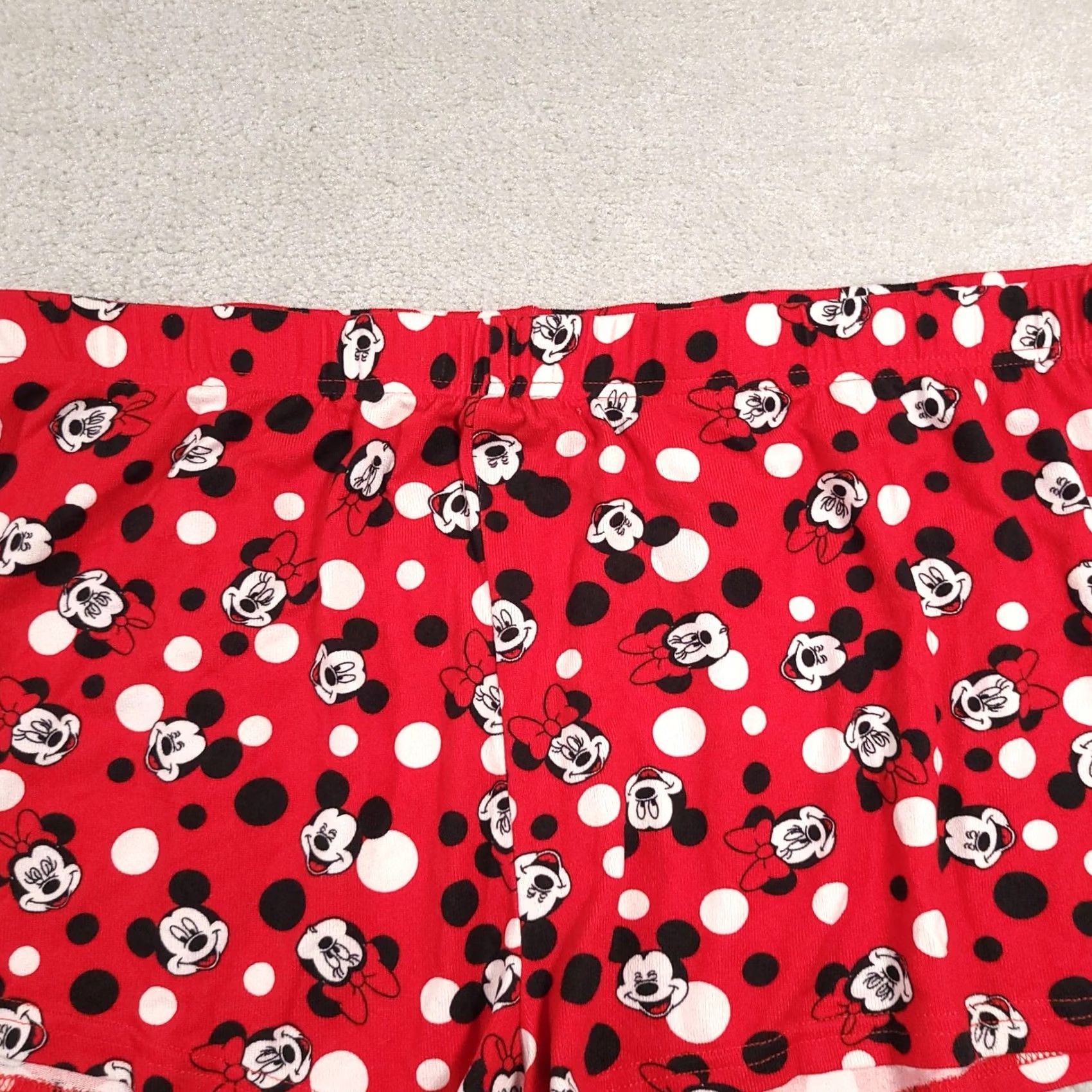 Disney Disney Shorts Womens 2XL Red Minnie Mouse Polka Dot Sleep Lounge Pajama Size 40" / US 18 - 3 Thumbnail