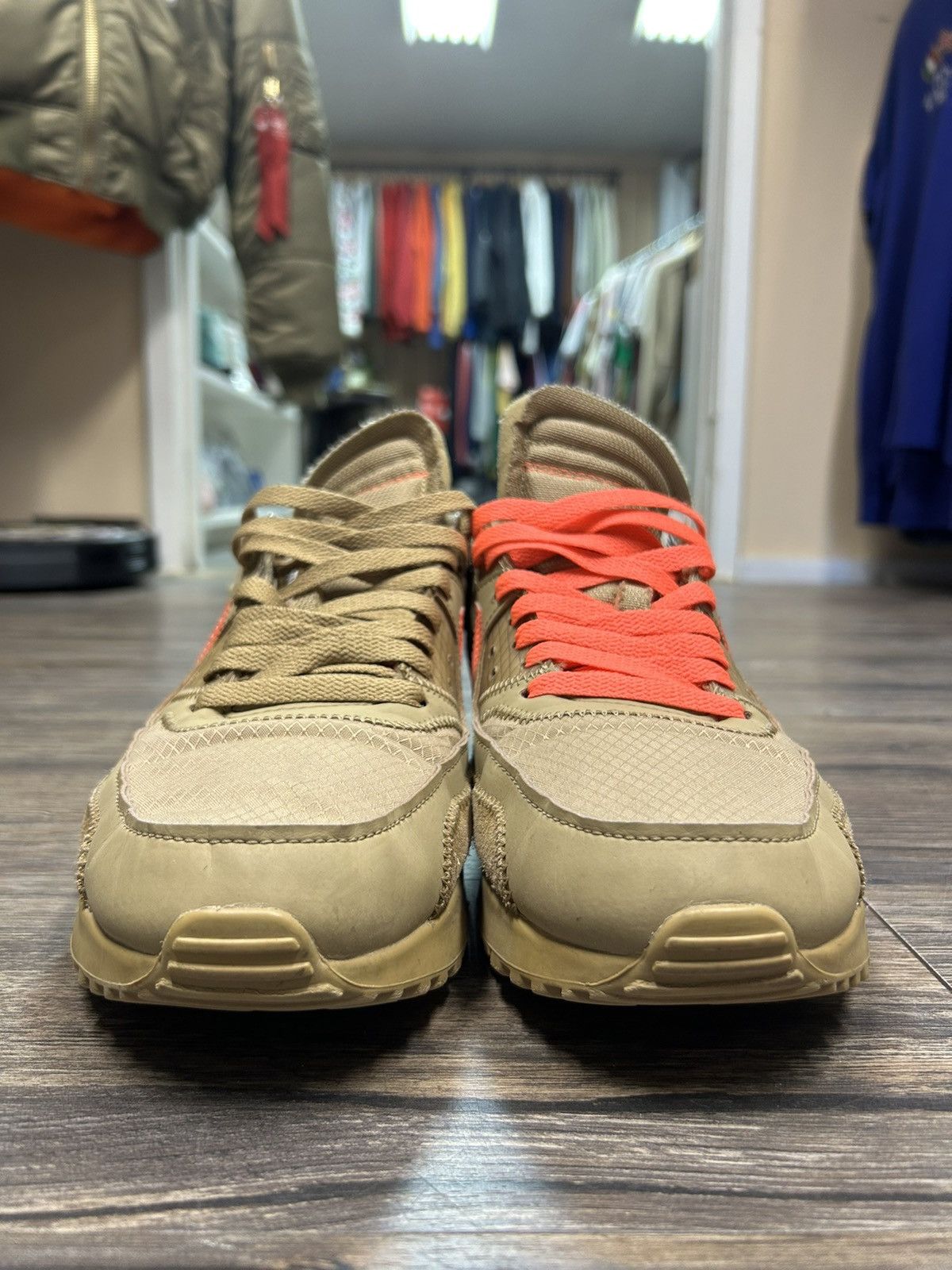 Nike × Off-White Nike x Off-White x Air Max 90 ‘Desert Ore’ Size US 10 / EU 43 - 4 Thumbnail