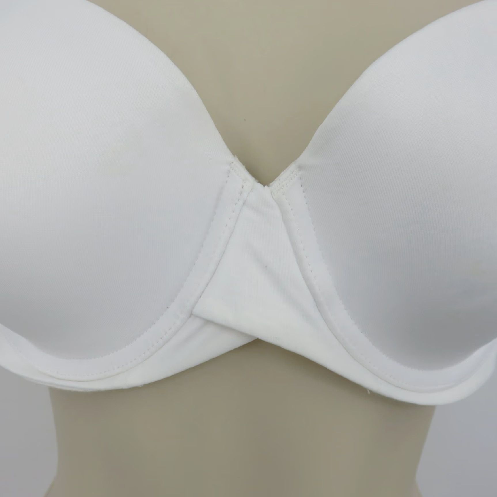 Vintage Maidenform Self Expressions Strapless Lift Bra White 38B Underwire Padded T-Shirt Bra SE6990 Women Size ONE SIZE - 3 Thumbnail