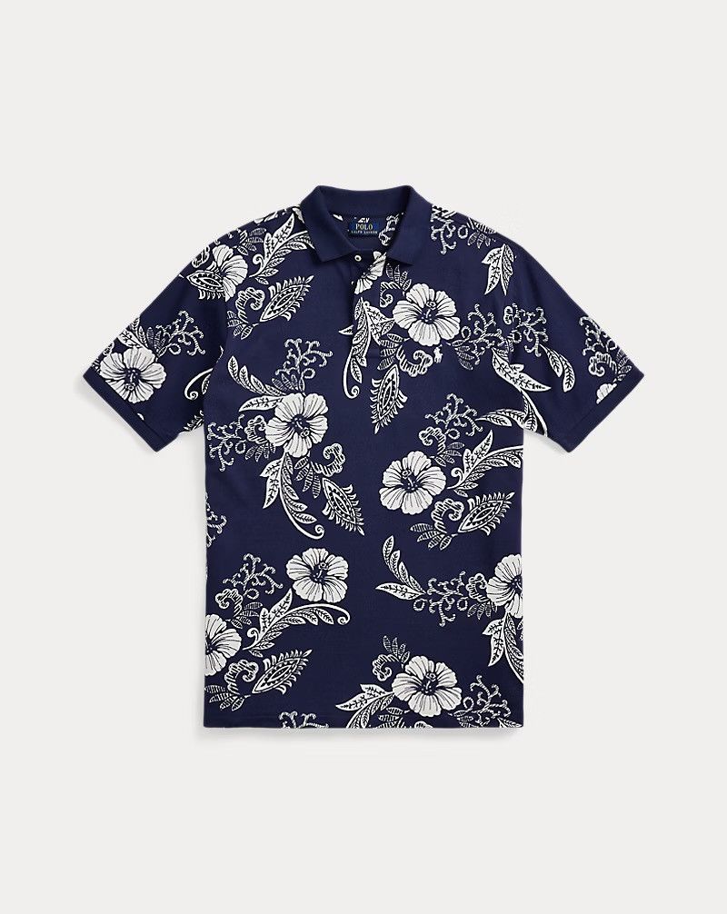 Polo Ralph Lauren Polo Ralph Lauren Hibiscus-Print Mesh Shirt Two-Tone Size XL Size US XL / EU 56 / 4 - 5 Thumbnail