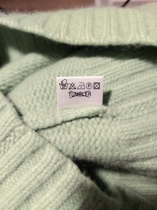 Other 100% cashmere sweater turtleneck jumper thick weave green Size M / US 6-8 / IT 42-44 - 9 Thumbnail