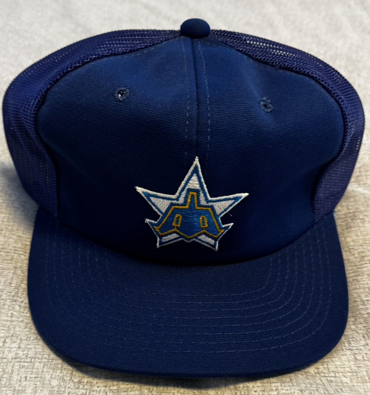 Sports Specialties Seattle Mariners Sports Specialty Snapback Mesh Trucker Blue Size ONE SIZE - 1 Thumbnail