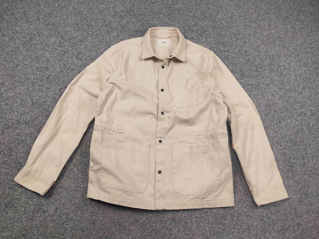Folk Folk Vintage Minimalist canvas Chote Work Casual Jacket Size US L / EU 52-54 / 3 - 3 Thumbnail